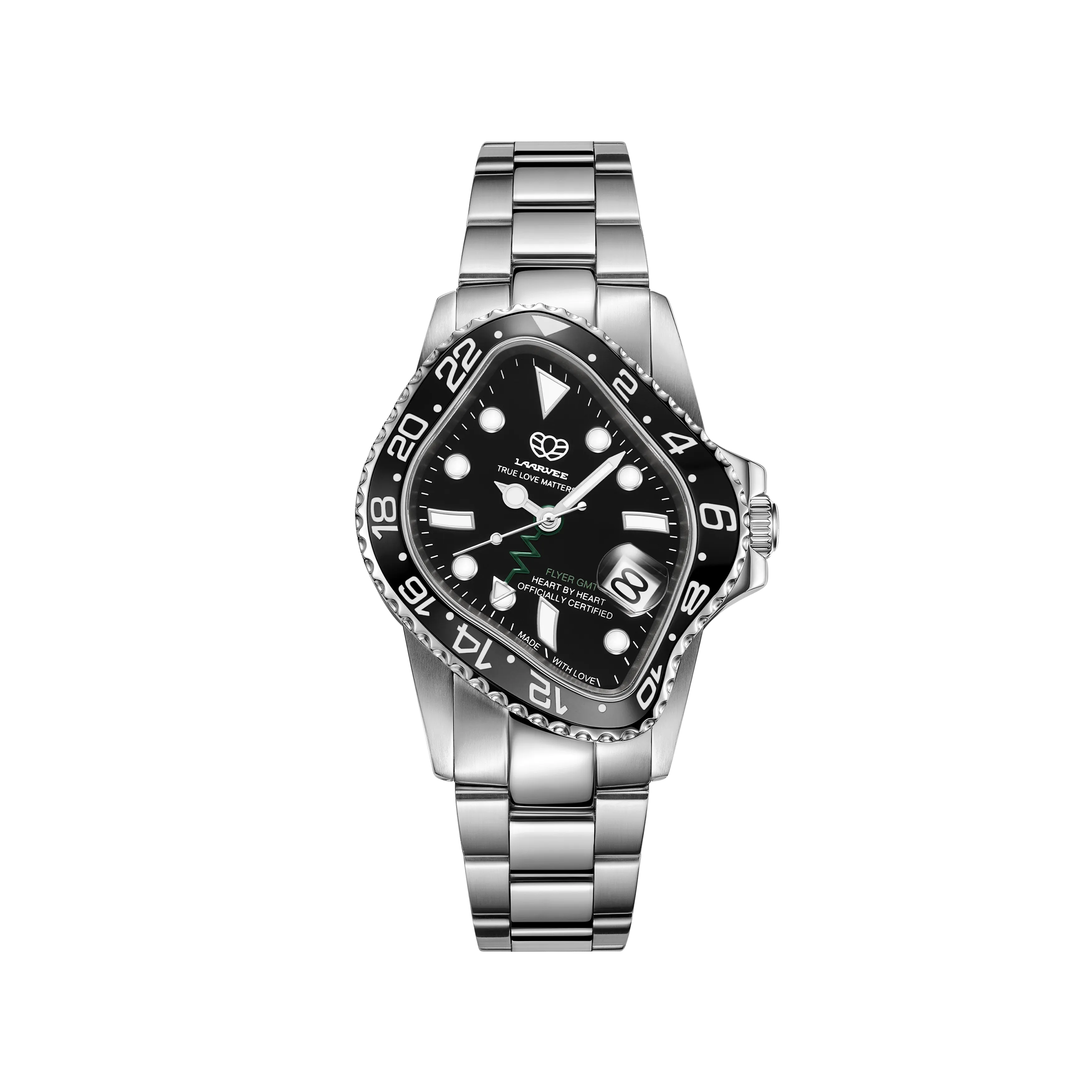 LAARVEE WATCH PEA001GMT-SBLK
