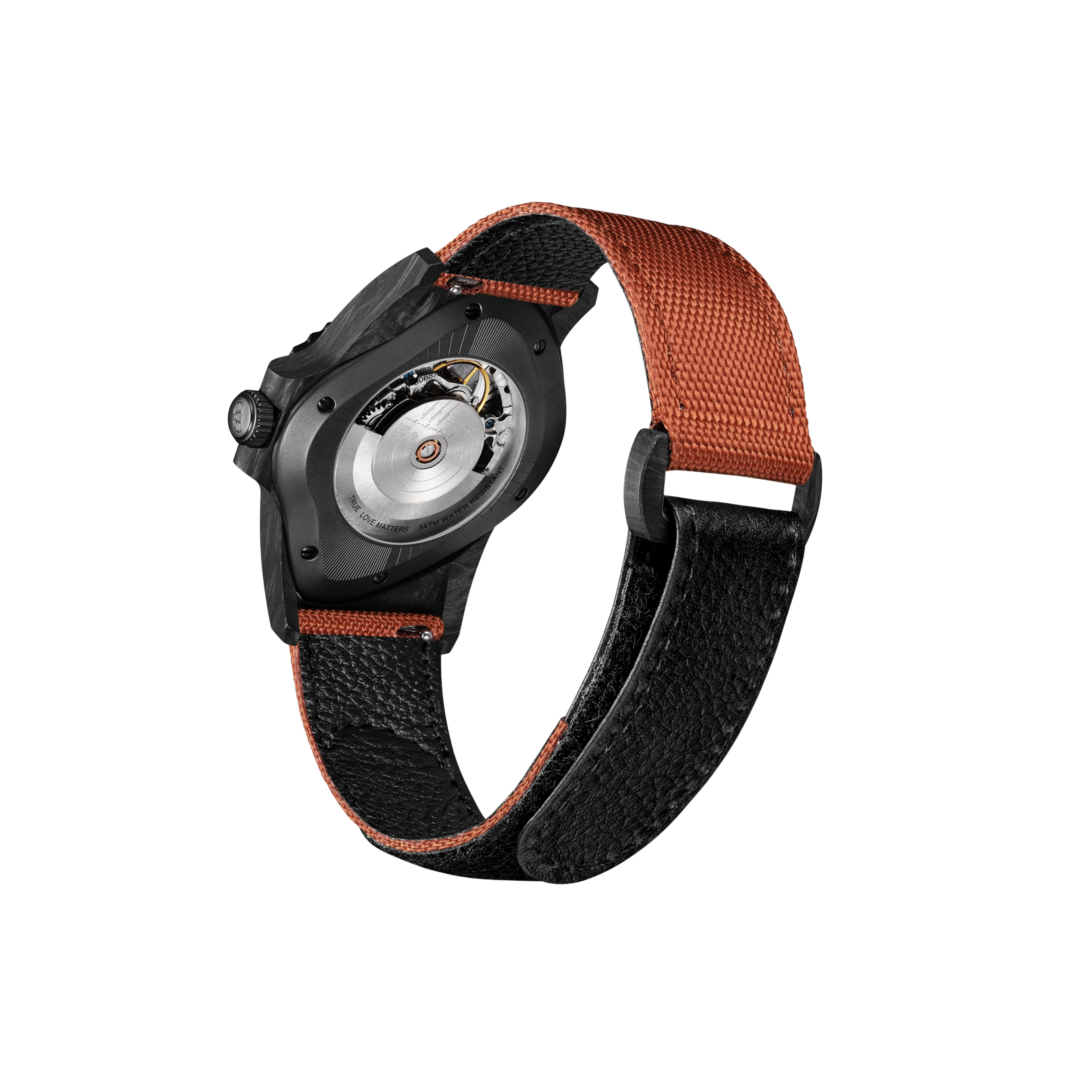 LAARVEE WATCH PEA005-CFRPBLK/BRN PREPILOT