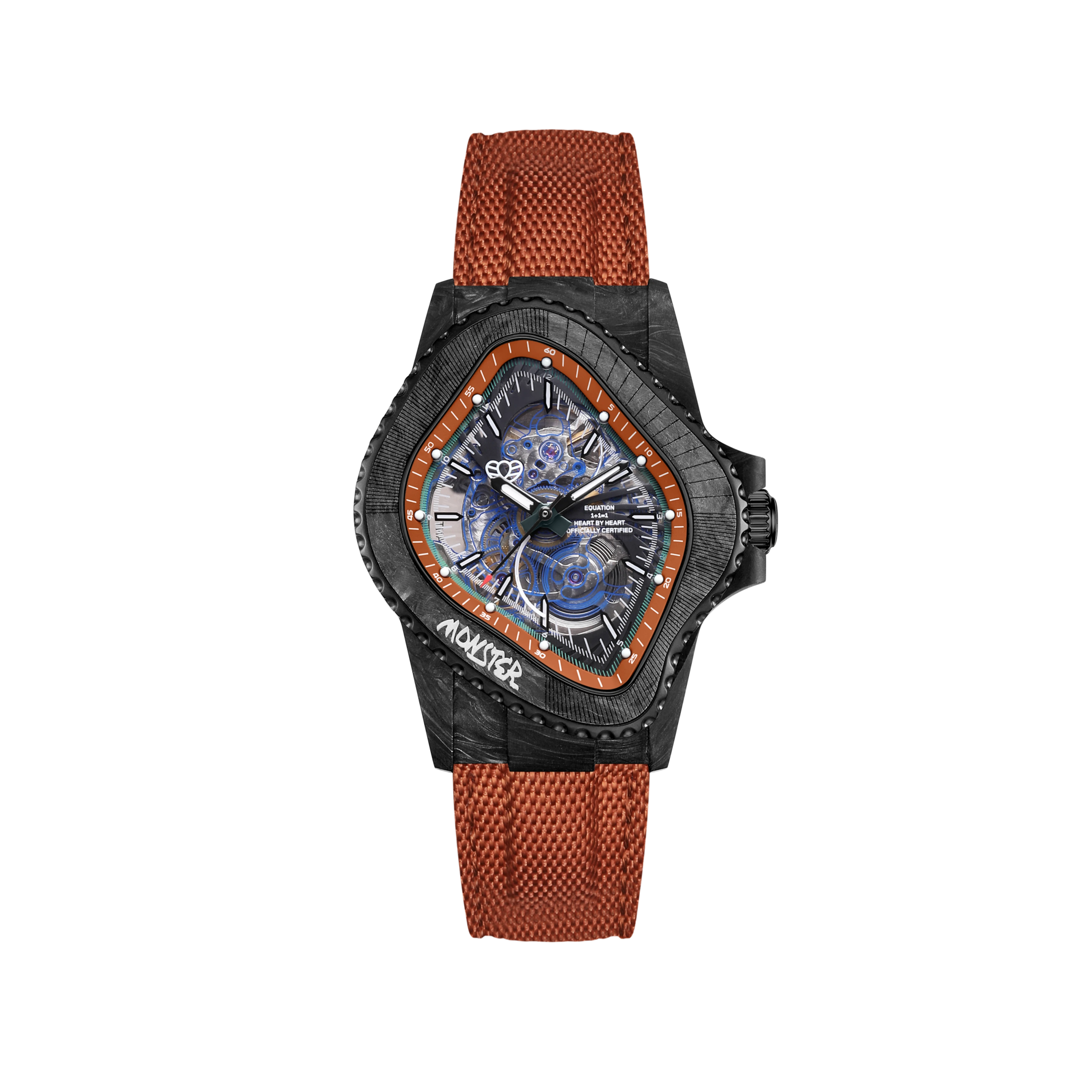 LAARVEE WATCH PEA005-CFRPBLK/BRN PREPILOT