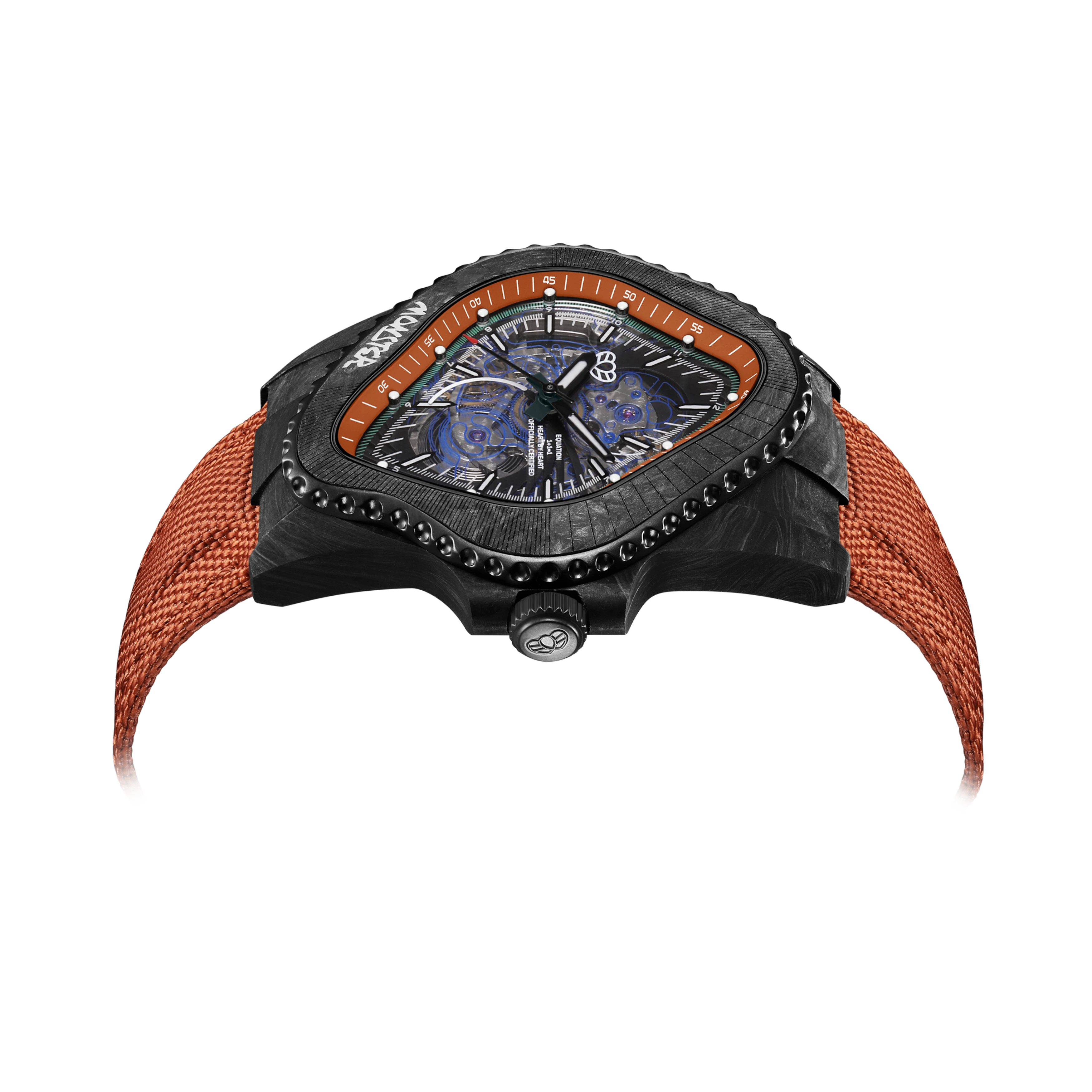 LAARVEE WATCH PEA005-CFRPBLK/BRN PREPILOT