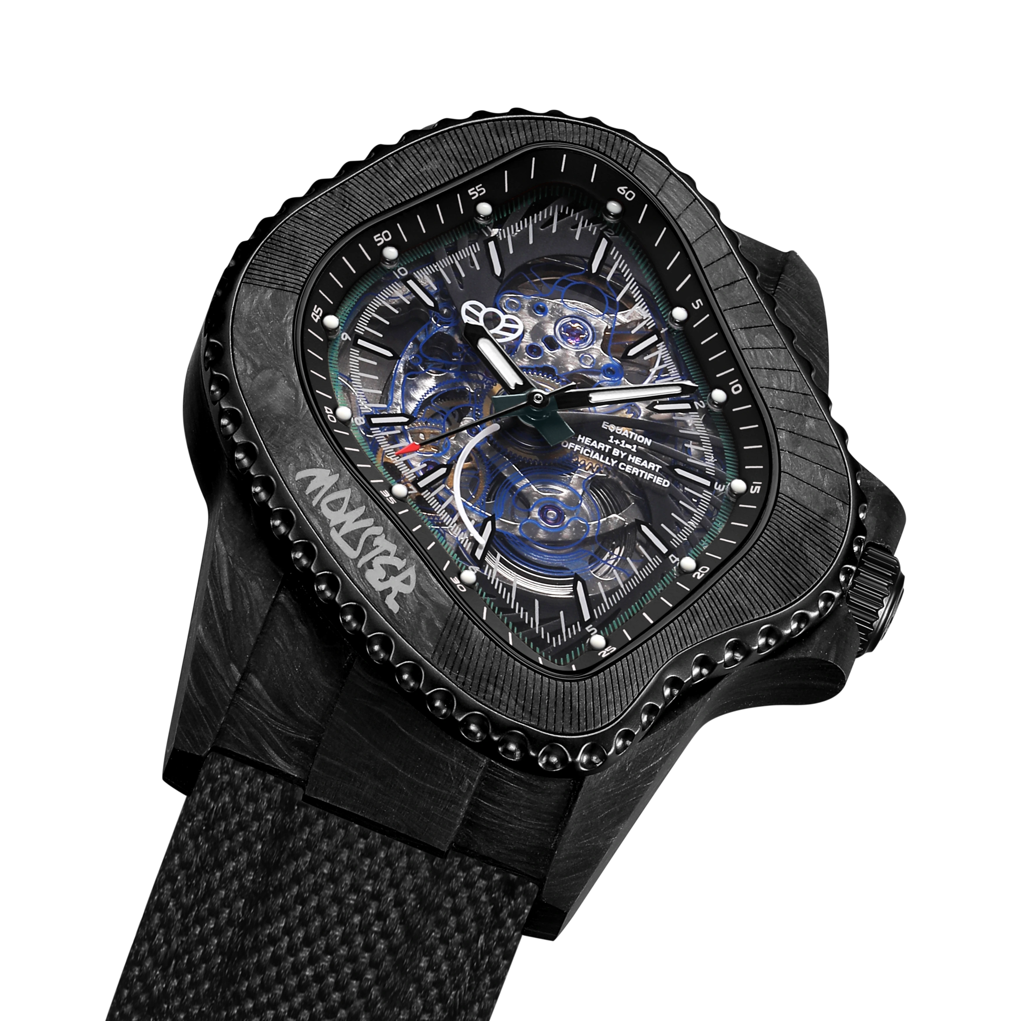 LAARVEE WATCH PEA005-CFRPBLK