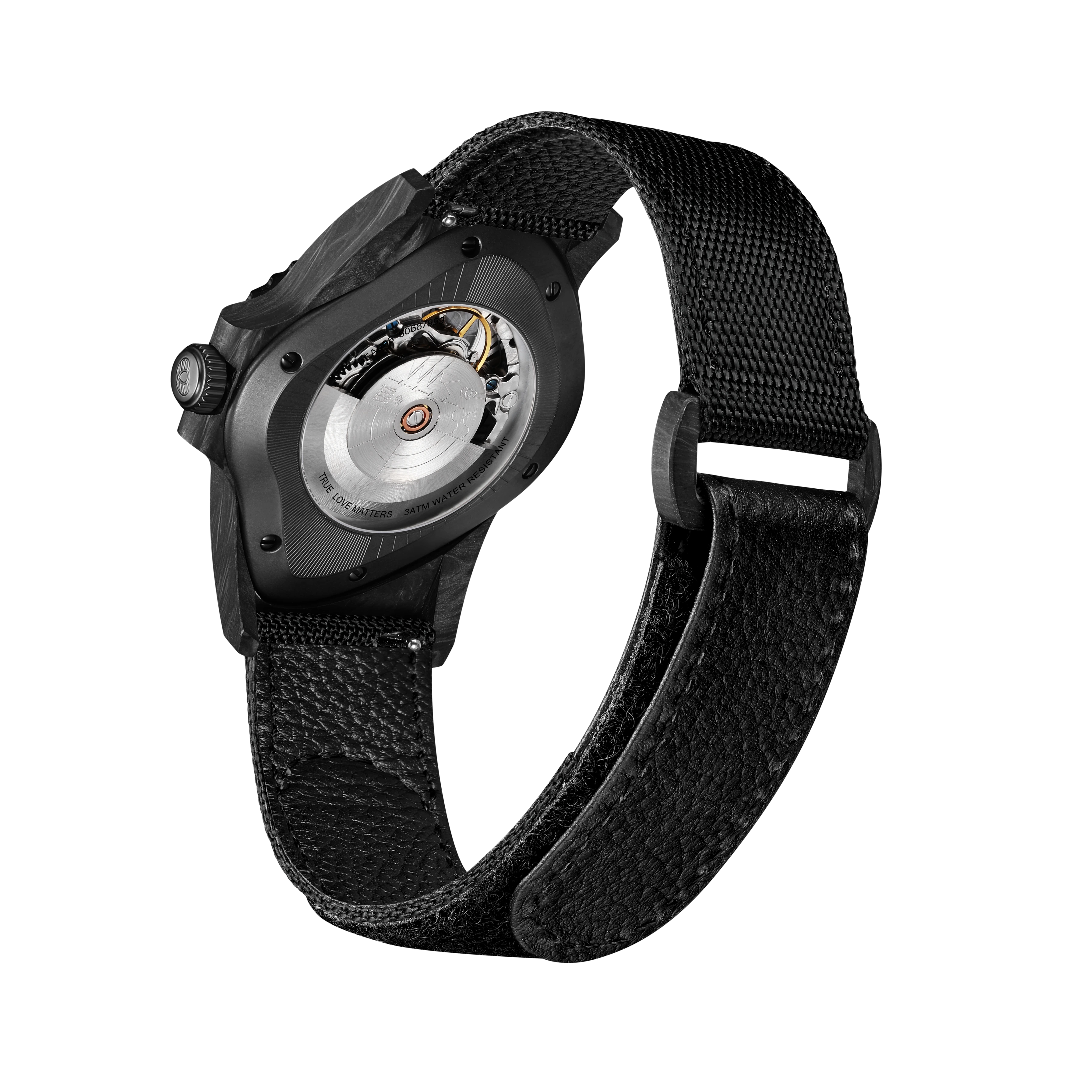 LAARVEE WATCH PEA005-CFRPBLK