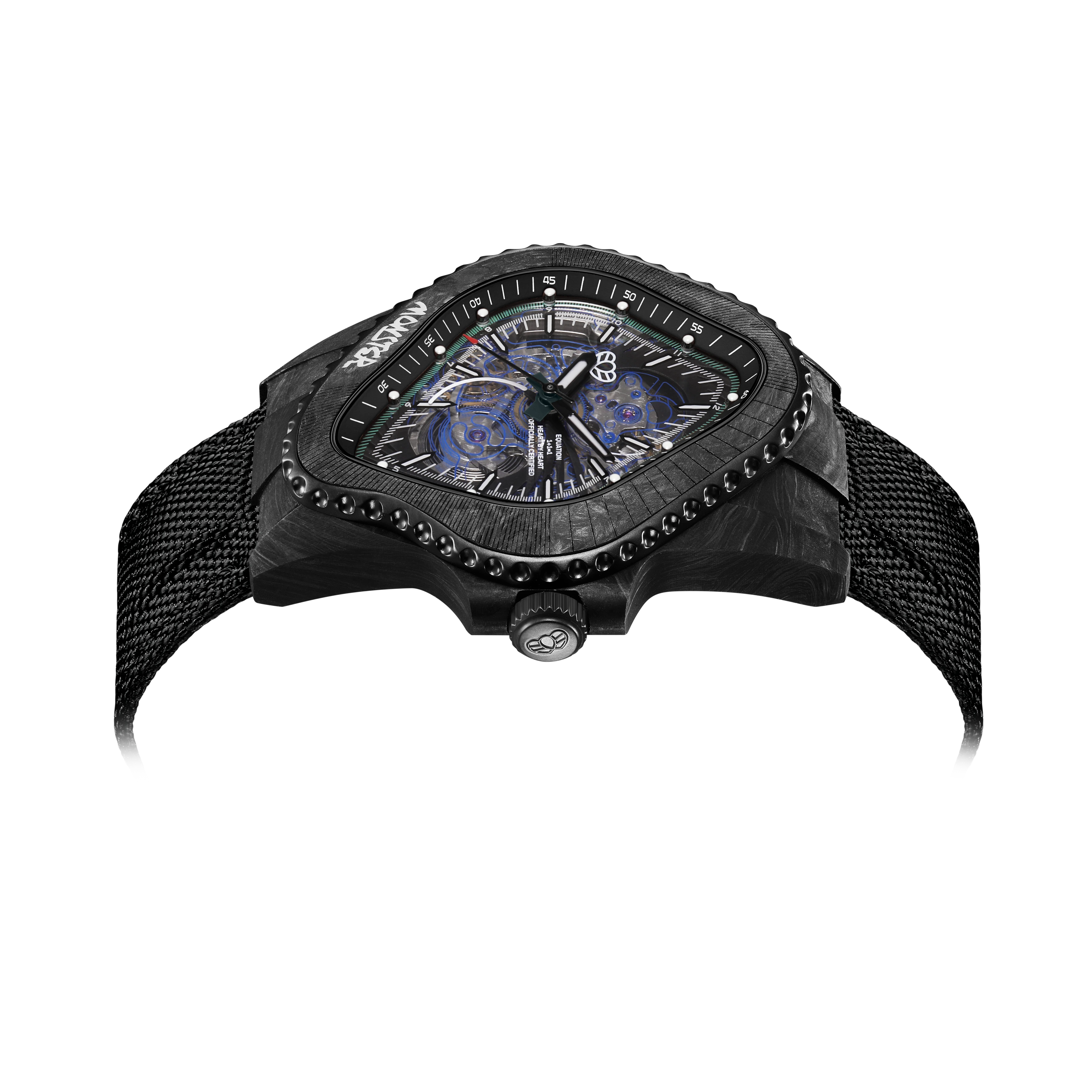 LAARVEE WATCH PEA005-CFRPBLK