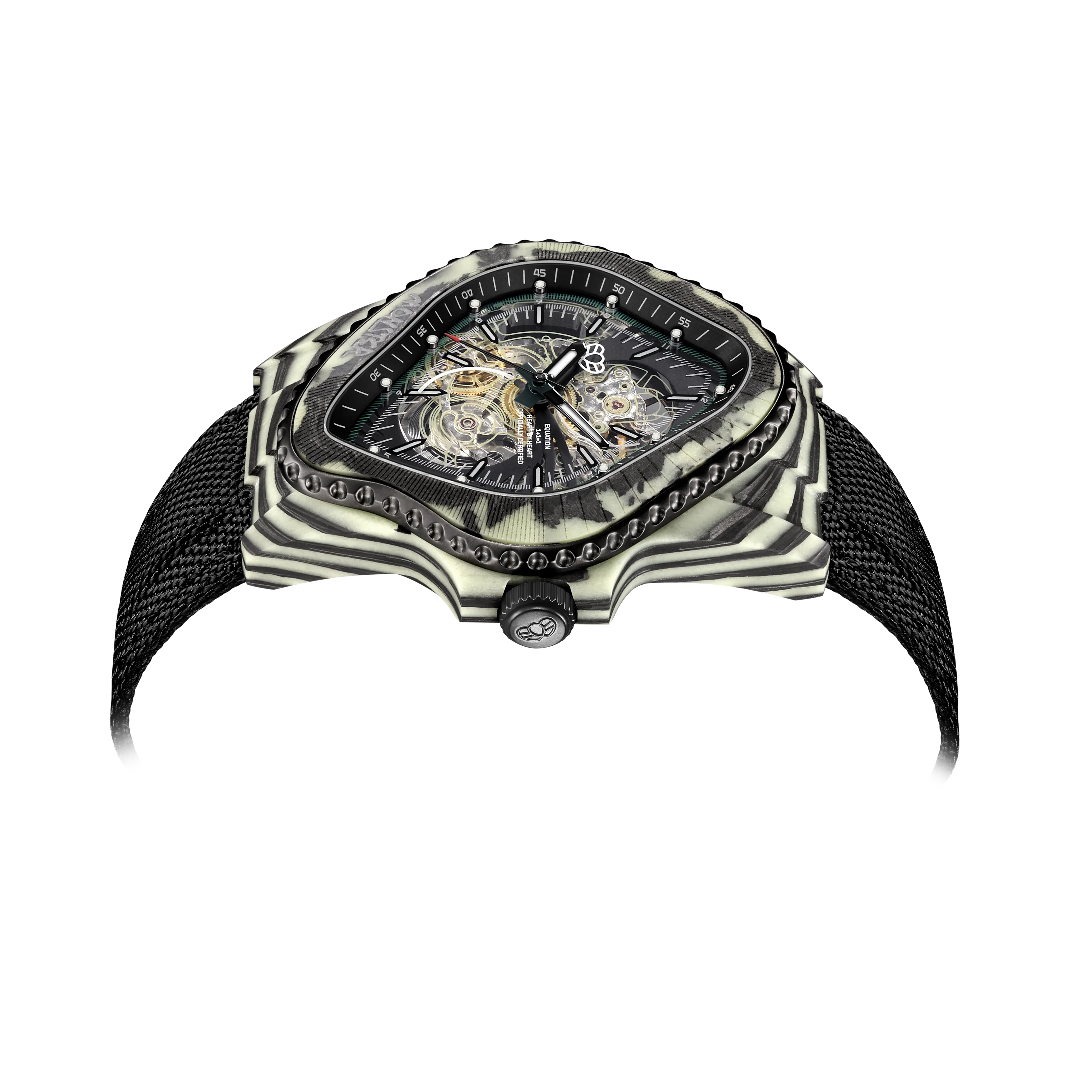 LAARVEE WATCH PEA005-CFRPBLK(GGRN)