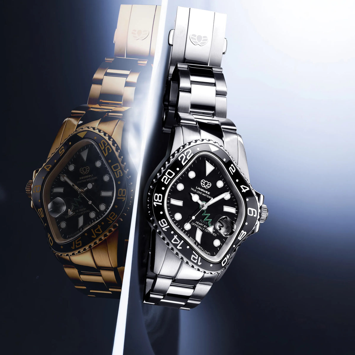 ラルペイ True Love Across Time Zones: Laarvee PEA001GMT Silver ラルペイ True Love Across Time Zones: Laarvee PEA001GMT Silver