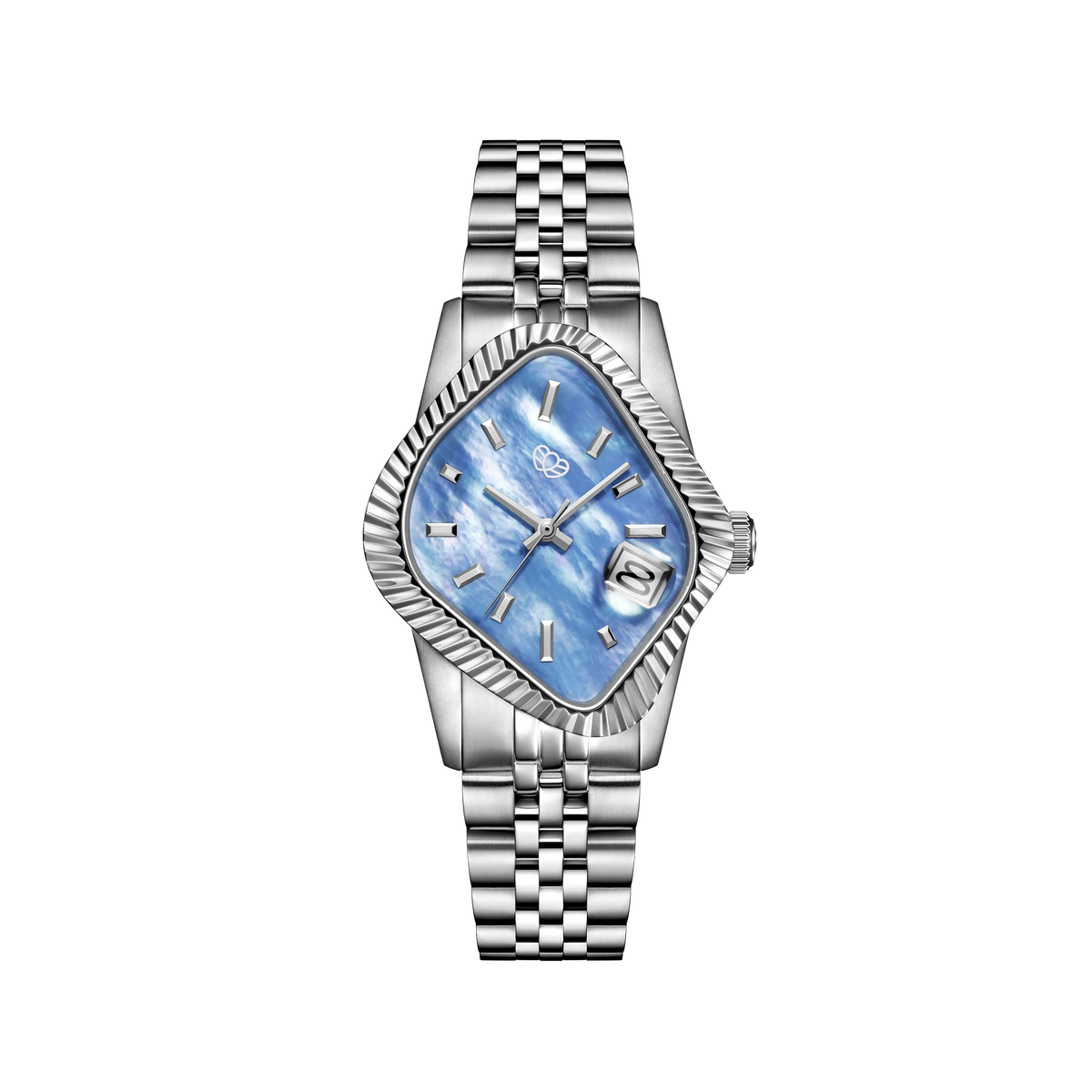 LAARVEE PEA003 Blue Mother-of-Pearl Automatic Men's Watch
