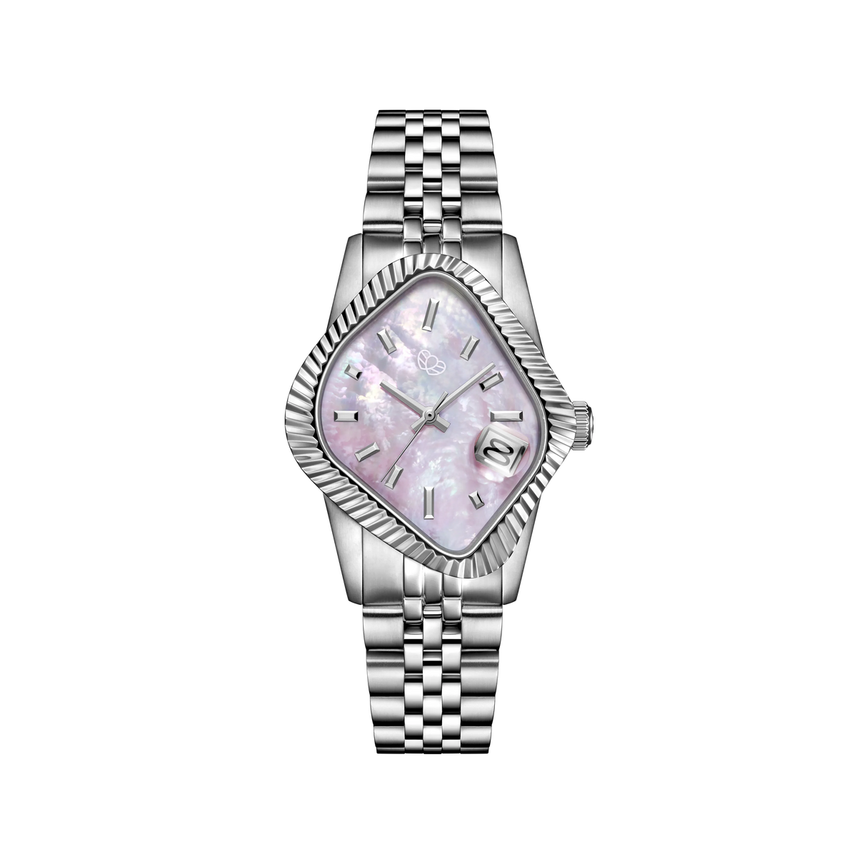LAARVEE PEA003 Pink Mother-of-Pearl Automatic Men's Watch