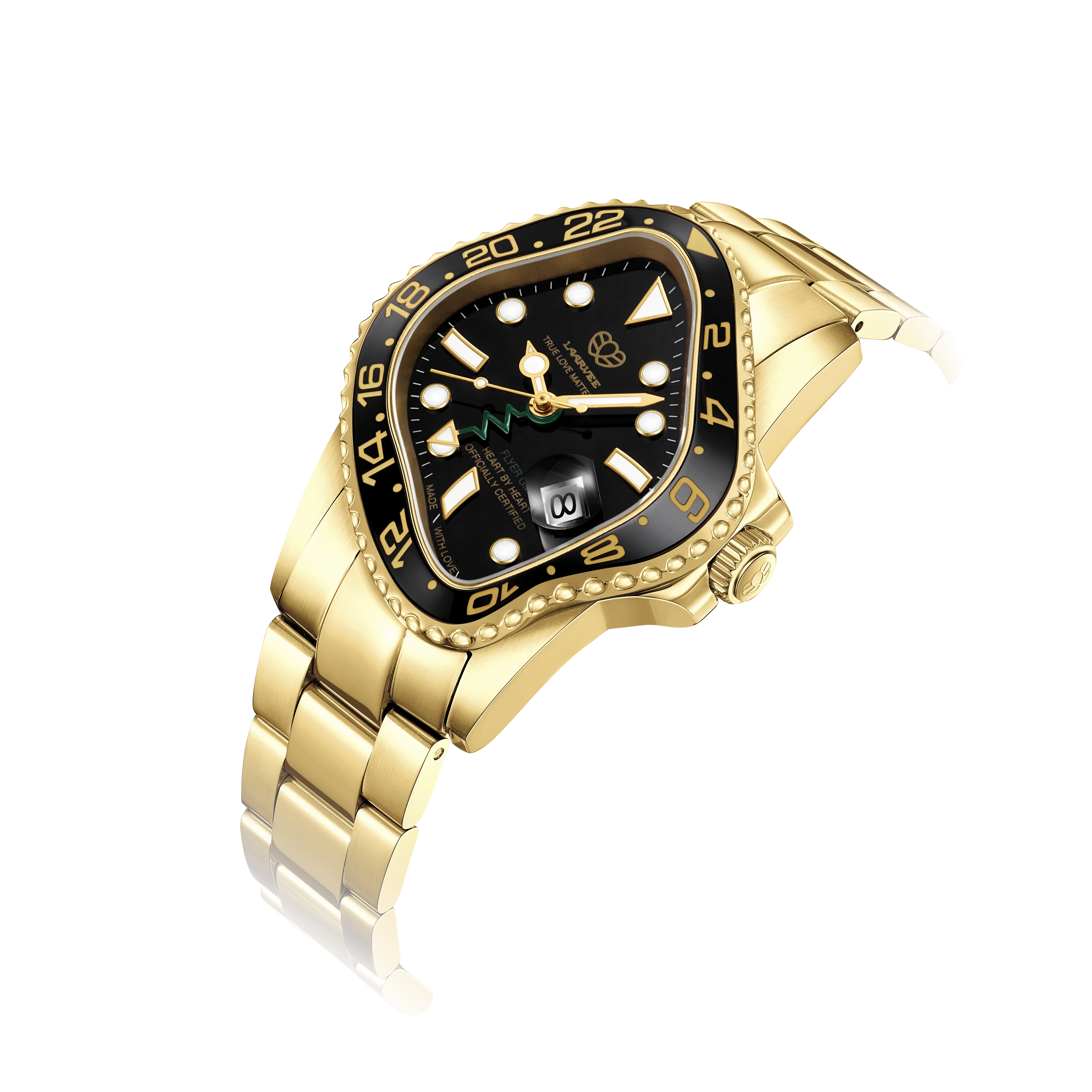 LAARVEE PEA001 GMT-SBLRDBK GMTペプシベゼル/自動巻 LAARVEE Designer Automatic Watches – PEA001 Collection
