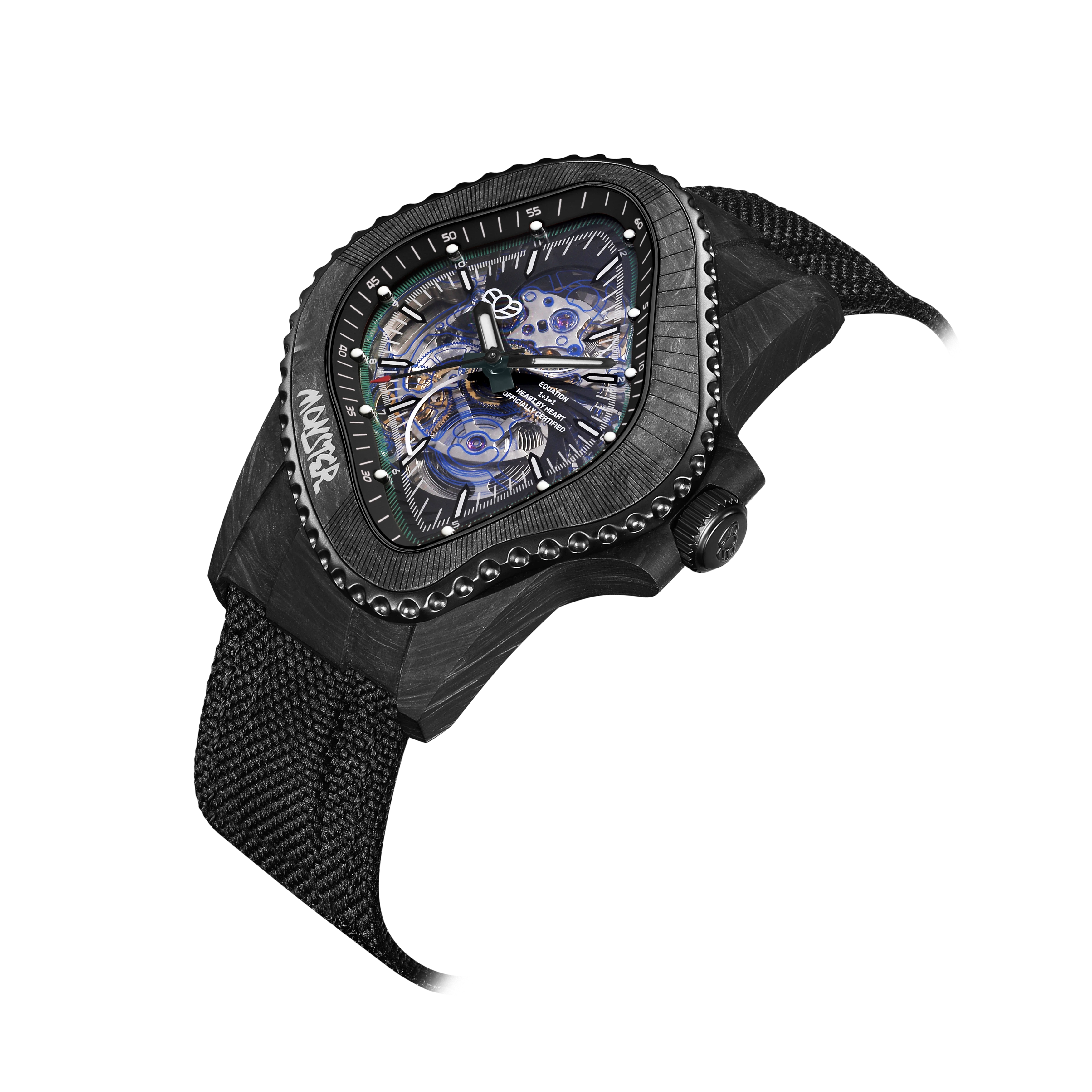 LAARVEE WATCH PEA005-CFRPBLK