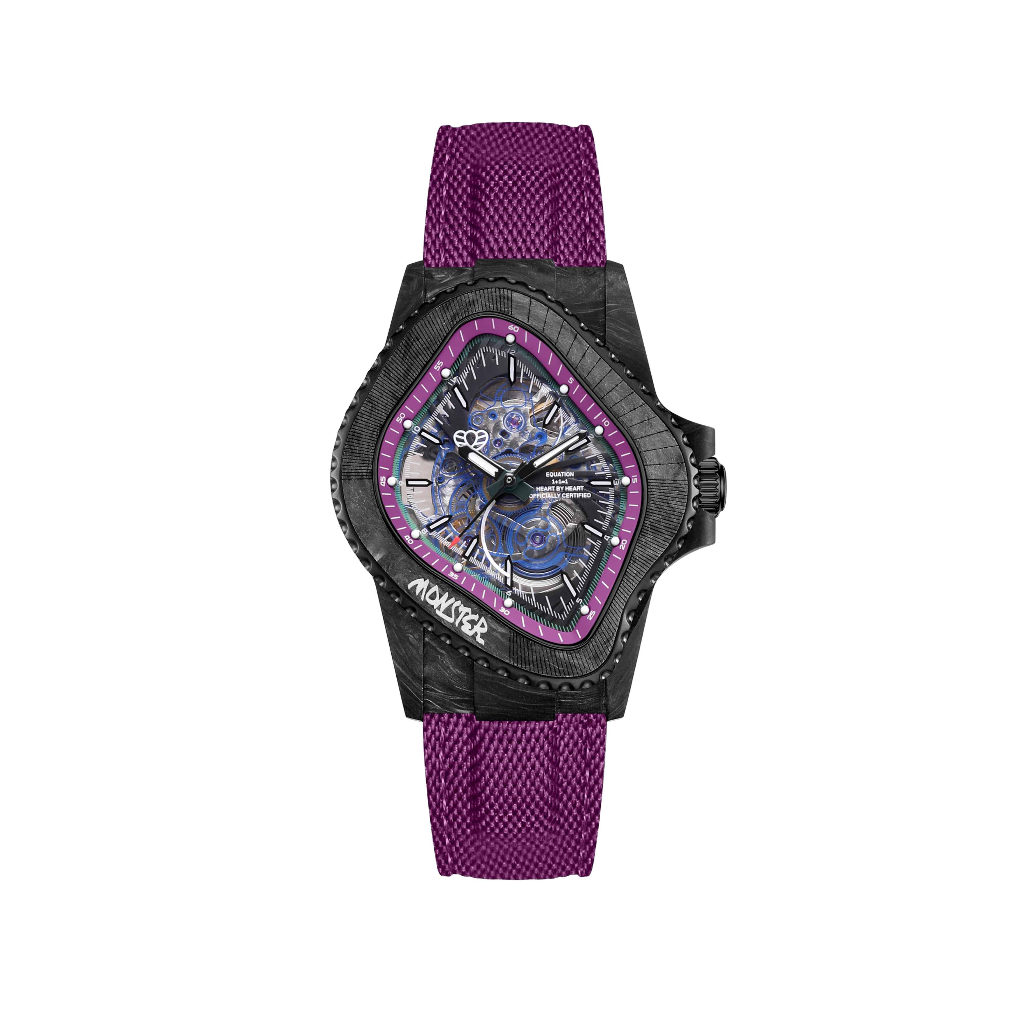 LAARVEE WATCH PEA005-CFRPBLK/PUR