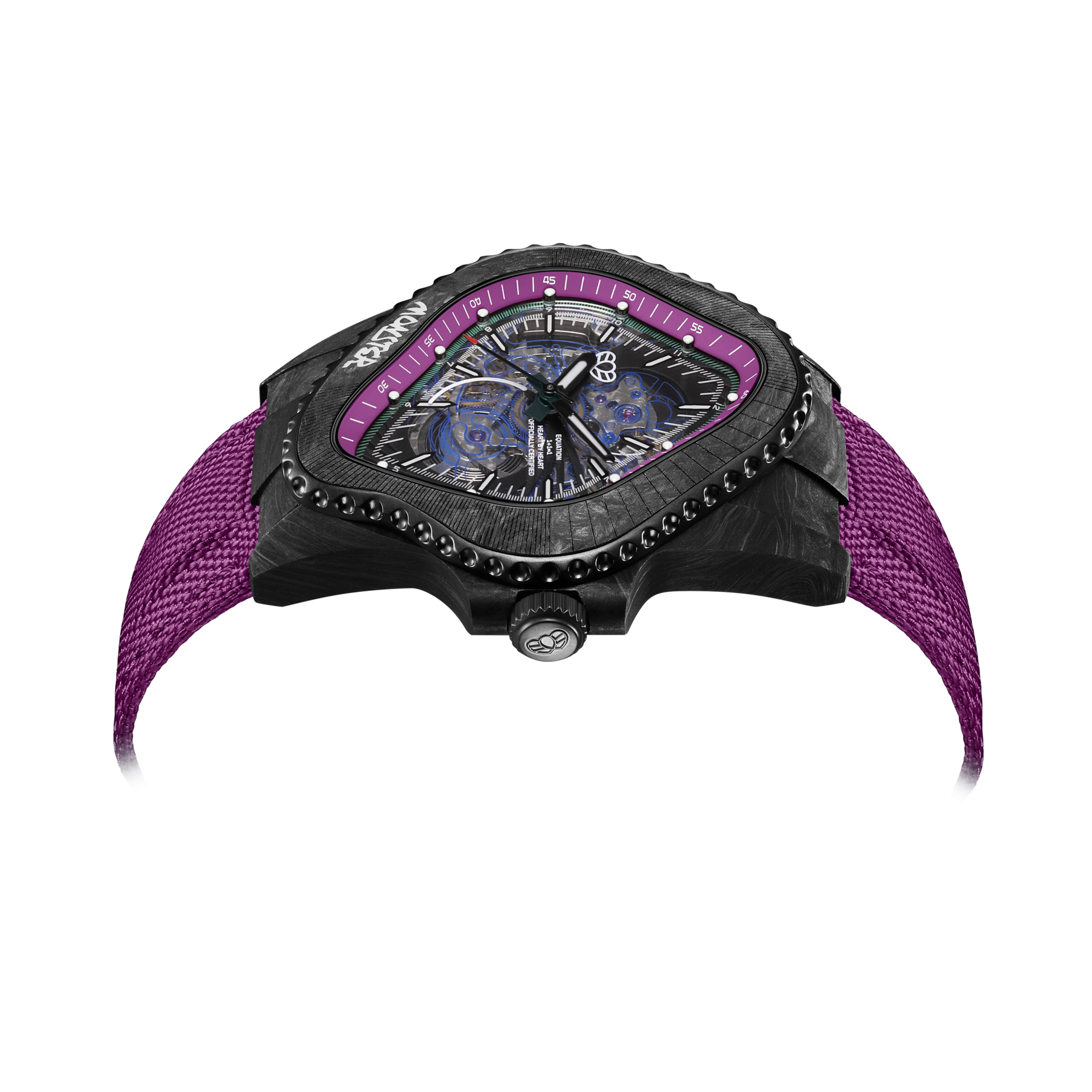 LAARVEE WATCH PEA005-CFRPBLK/PUR