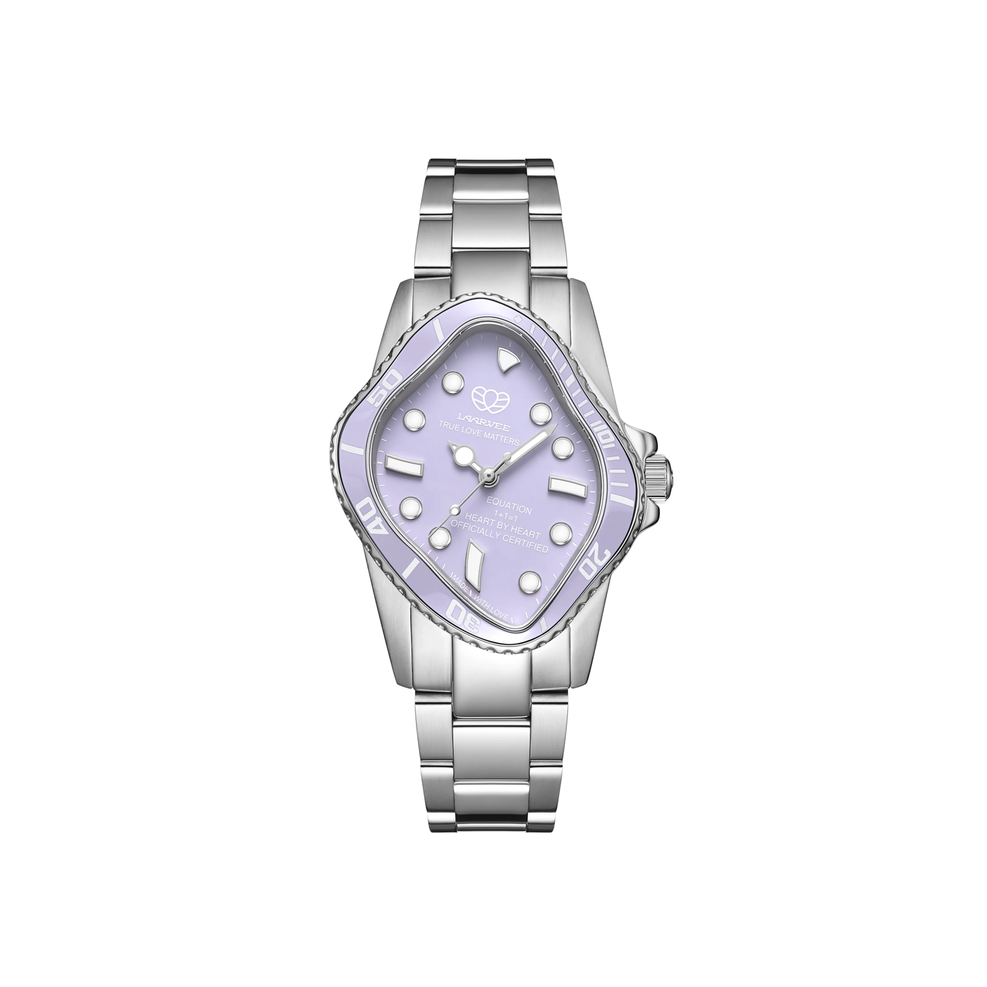 Laarvee PEA101-SLLC Lavender Unisex Automatic Watch Laarvee PEA101-SLLC Lavender Unisex Automatic Watch