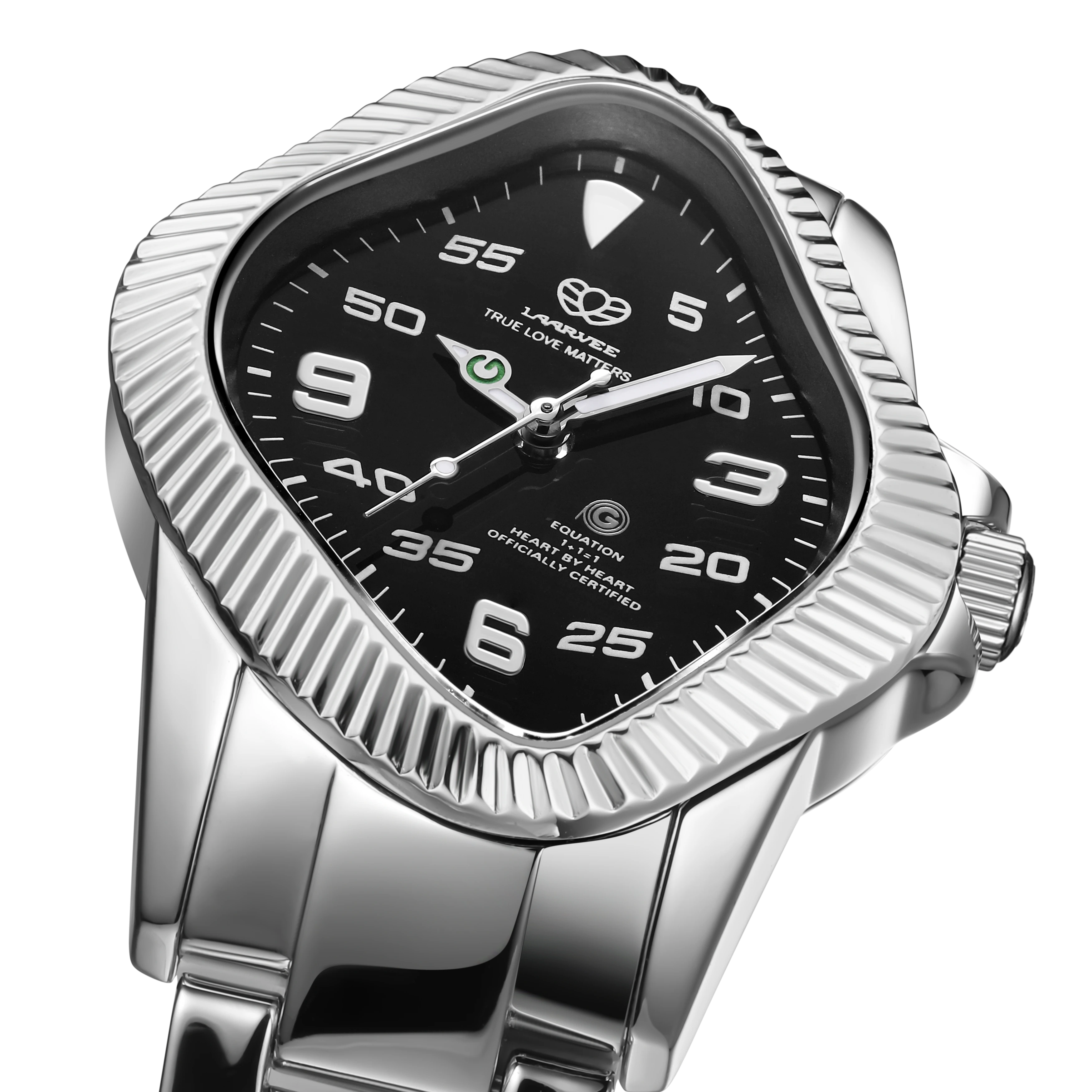 LAARVEE Limited-Edition Silver PEA106-PGY Automatic Watch