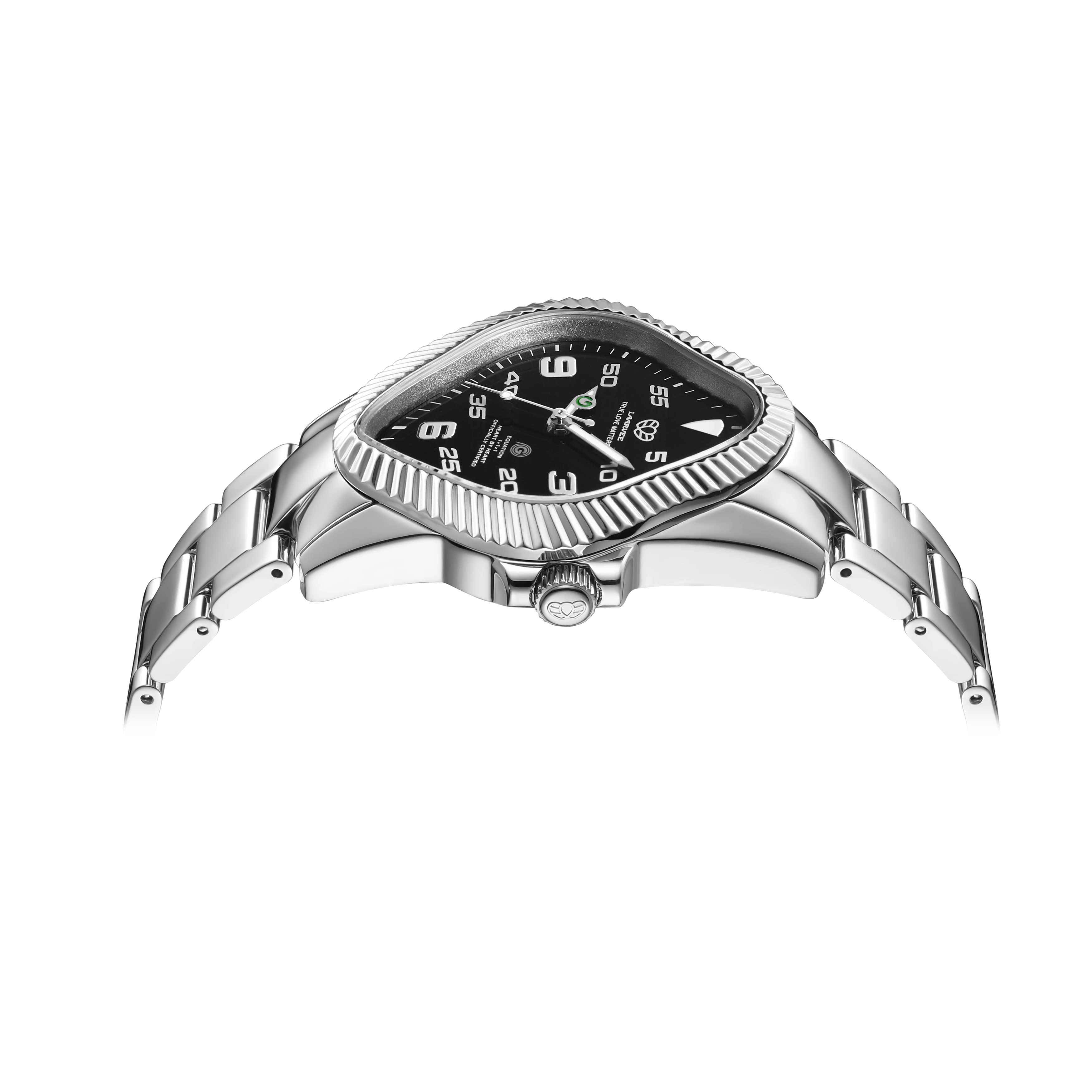 LAARVEE Limited-Edition Silver PEA106-PGY Automatic Watch