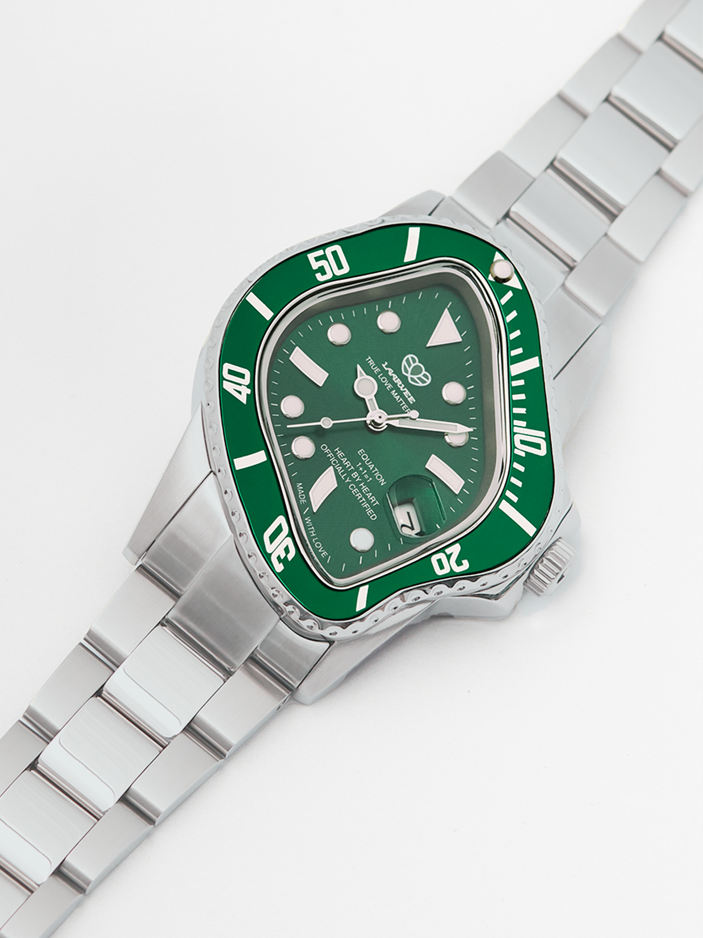 LAARVEE PEA001 GREEN BEZEL & GREEN DIAL